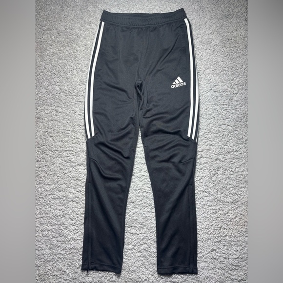 Adidas Pants Boys Large Tiro Training Climacool Ankle Zips Pockets Soccer Sports - Picture 1 of 7